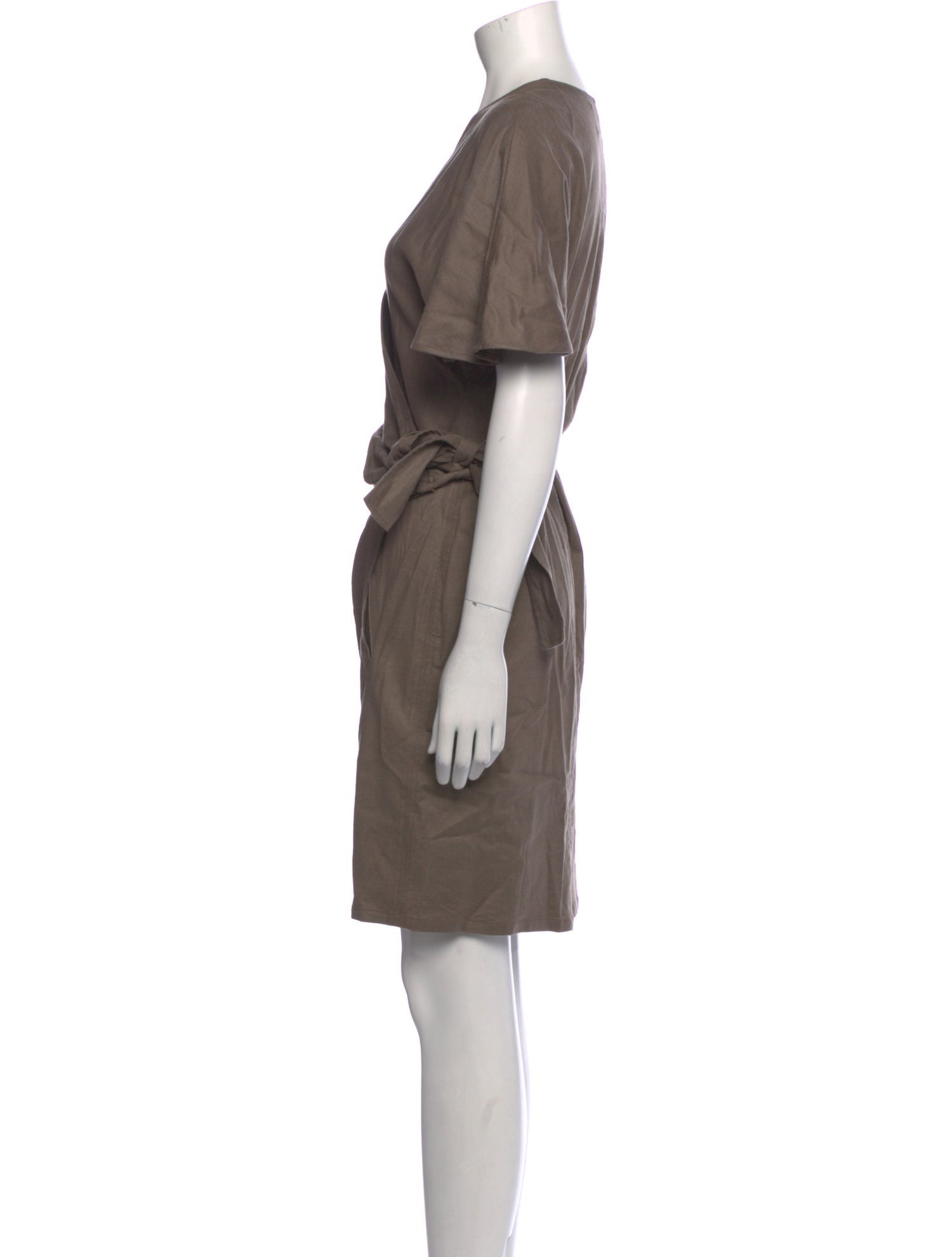 Brochu Walker V-Neck Knee-Length Dress